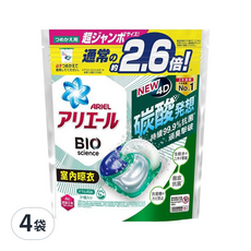 ARIEL 4D抗菌洗衣膠囊 室內晾衣, 31顆, 4袋