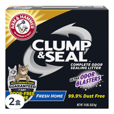 ARM&HAMMER 頂級淨味貓砂, 8.62kg, 2盒