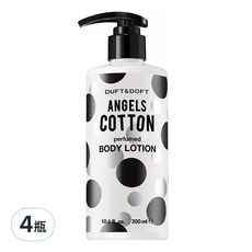 DUFT&DOFT 香氛身體乳液 Angels Cotton Baby Powder香 款式隨機, 4瓶, 300ml