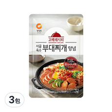 Chung Jung One 清淨園 牛骨湯部隊鍋醬料包, 140g, 3包