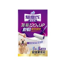 驅塵氏 超黏拖超值組 1桿+5補, 1組