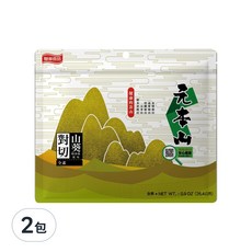 元本山 山葵哇沙米風味對切海苔, 2包