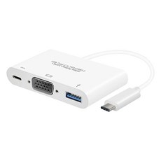 DigiSun 得揚 UB325 USB Type-C to VGA+USB3.0+Type-C Charging 多功能擴充器 75 x 47 x 15mm 39g, 1個