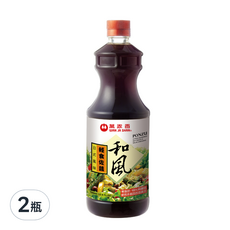 萬家香 和風輕食佐醬, 1000ml, 2瓶