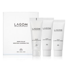 LAGOM 迷你保濕洗面乳 3入組, 1套