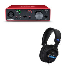 Focusrite Scarlett Solo 第三代監聽耳機, MDR-7506, 混色