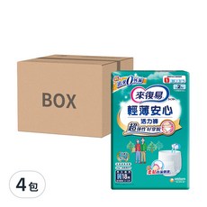 Lifree 來復易 輕薄安心活力褲 成人紙尿褲, M 腰圍24~33吋, 18片, 4包