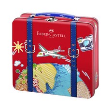 FABER-CASTELL 輝柏 造型連接筆 旅行箱, 40色, 1盒