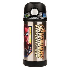 THERMOS 膳魔師 保溫水瓶, AVENGERS INFINITY WAR 復仇者聯盟, 355ml, 1個