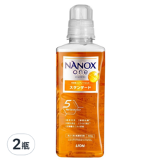 LION 獅王 NANOX one 奈米樂 洗淨超濃縮洗衣精 淨白解垢, 640g, 2瓶