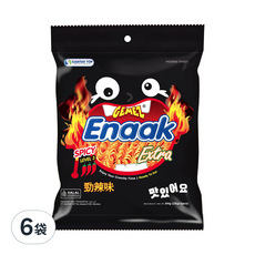 GEMEZ Enaak 韓式小雞麵 勁辣味, 84g, 6袋