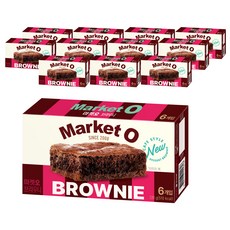 Market O 巧克力布朗尼蛋糕, 120g, 12盒