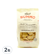 RUMMO 路莫 大貝殼麵 Conchiglioni Rigati N.147, 500g, 2包