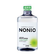 LION 獅王 NONIO 漱口水 柑橘薄荷 綠, 1000ml, 1瓶