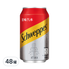 Schweppes 舒味思 薑汁汽水, 330ml, 48罐