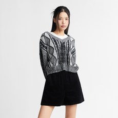 MIXXO 女款 V 領短版套頭衫