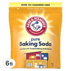 ARM&HAMMER 小蘇打粉, 2.1kg, 6包