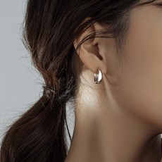 女士 Theather 彩色手術鋼圓形加粗戒指耳環 DW_173