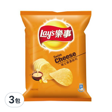 Lay's 樂事 洋芋片 瑞士香濃起司, 34g, 3包