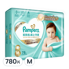 Pampers 幫寶適 台灣公司貨 2024全新 極上守護 一級幫黏貼型尿布, M, 780片