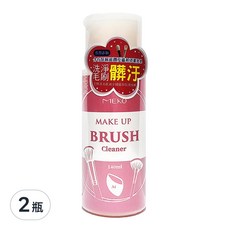 MEKO 刷具 粉撲清潔液, 140ml, 2瓶