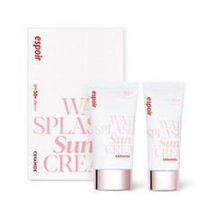 espoir 艾絲珀 水感神經醯胺防曬乳 60ml+30ml SPF50+ PA++++, 1組