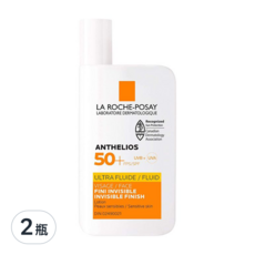 LA ROCHE POSAY 理膚寶水 安得利清爽極效夏卡防曬液 SPF50+, 50ml, 2瓶