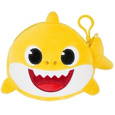 pinkfong 碰碰狐 鯊魚寶寶零錢包 WP-B60, 黃色