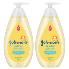 Johnson's Baby 嬌生嬰兒 洗髮沐浴露, 500ml, 2瓶