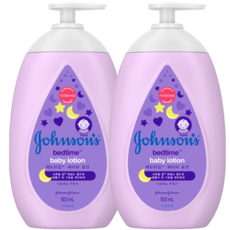 Johnson's 嬌生 甜夢純淨潤膚乳, 500ml, 2瓶
