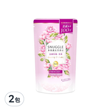 熊寶貝 多效護衣芳香豆 法國玫瑰茉莉 補充包, 300ml, 2包