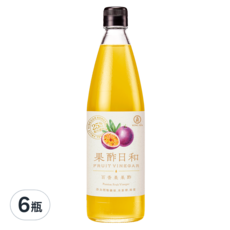 Kong Yen 果酢日和 百香果果酢, 590ml, 6瓶