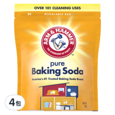 ARM&HAMMER 小蘇打粉, 2.1kg, 4包