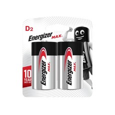 Energizer 勁量 鹼性電池1號, 2顆, 1組