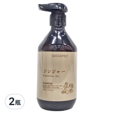 OUR FAMILY 一家人 益生菌生薑療癒暖健髮浴, 500ml, 2瓶