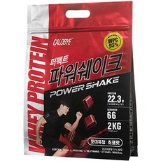 CALOBYE POWER SHAKE袋裝乳清蛋白粉 巧克力口味, 2kg, 1袋