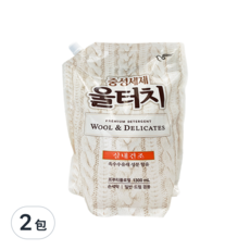 碧珍 WOOL TOUCH 洗衣精補充包, 1.3L, 2包