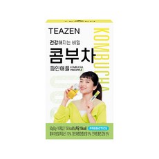 TEAZEN 康普茶沖泡飲 鳳梨口味, 50g, 1盒