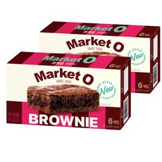 Market O 巧克力布朗尼蛋糕, 120g, 2盒