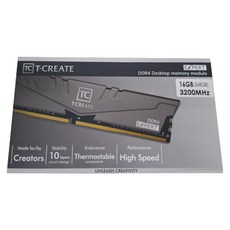 TEAMGROUP 十銓 T-FORCE T-CREATE EXPERT 引領者 DDR4-3200, 1組