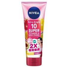 NIVEA 妮維雅 果萃透亮精華凝乳, 320ml, 1條