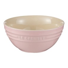 LE CREUSET 雙色湯碗 A款, 1個, 雪紡粉紅色