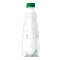 LOTTE 樂天 TREVI Sparking water 無標籤氣泡飲 原味, 350ml, 20瓶