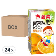 義美 寶吉柳橙純汁, 125ml, 24入