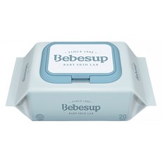 Bebesup 嬰兒用濕紙巾 敏感肌適用, 20張, 12包