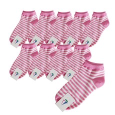 Daon Socks兒童款橫條紋腳踝襪 2種*5雙