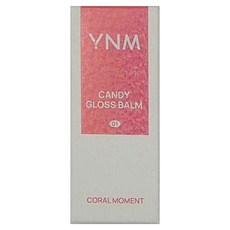 YNM 糖果亮采潤脣膏, 01 CORAL MOMENT 珊瑚時刻, 3g, 1支