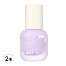 innisfree 輕盈妝前乳 30ml, 01 Purple, 2瓶