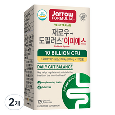 Jarrow FORMULAS 賈羅公式 Jarro-Dophilus EPS益生菌素食膠囊, 120顆, 2個