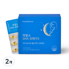 Vitamin House Mamans DHA 歐米伽 3 30.66g, 60顆, 2盒